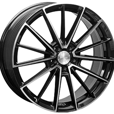 Felgi monaco ff1 5x114.3 8.5x19 et40 gloss black polished