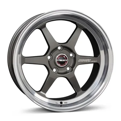 Felgi BORBET db8gt 5x120 8.5x18 et40 graphite rim polished