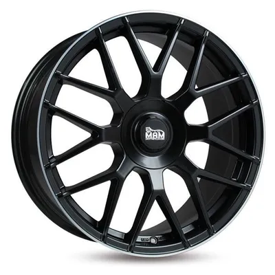 Felgi MAM gt1 5x130 9.5x21 et52 matt black lip polish