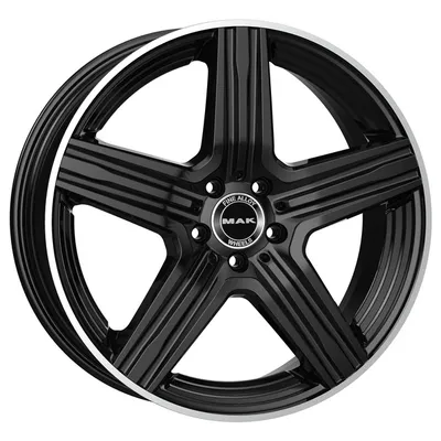 Felgi MAK lewis-d 5x112 9.5x20 et43 gloss black mirror ring