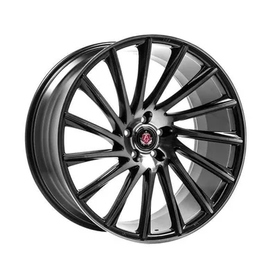 Felgi axe ex32 5x118 10.5x22 et38 black polished face tinted