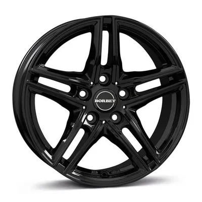 Felgi BORBET xr 5x112 6.5x16 et22 black glossy