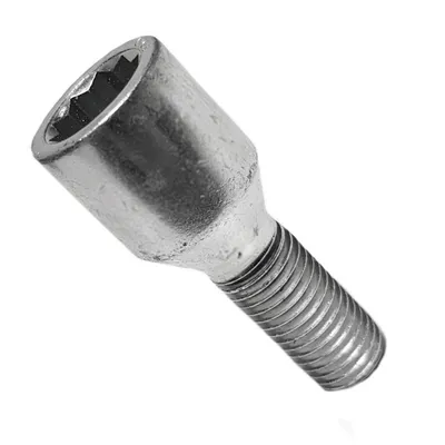 Śruby wąskie do kół aluminiowych torx m12x1,25 - (ocynk) - CARBONADO