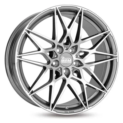 Felgi MAM b2 5x120 8.5x19 et35 palladium front polish