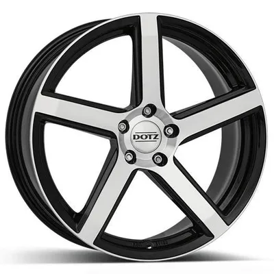 Felgi DOTZ cp5 dark 5x112 8x17 et35 black polished