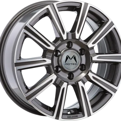 Felgi MOTEC vantastic 5x130 7.5x18 et58 grey polished