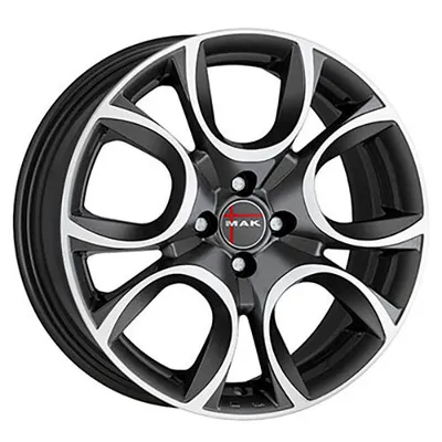 Felgi MAK torino-w 4x98 7x17 et39 gun met-mirror face