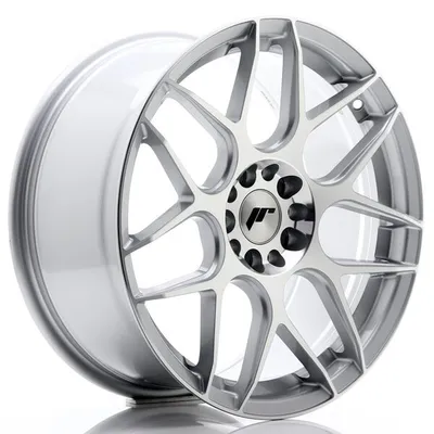 Felgi JAPAN RACING jr18 18x8.5 et35 5x100/120 silver machined face