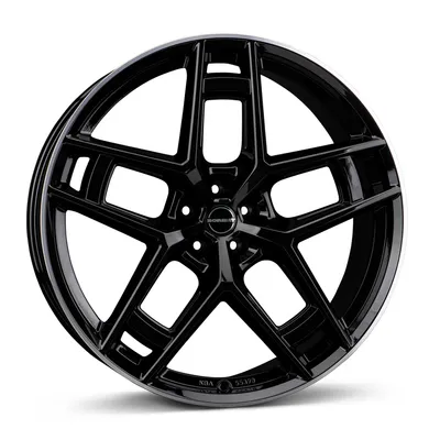 Felgi BORBET tf 5x112 10.5x24 et40 black rim polished glossy