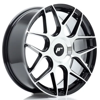 Jr wheels jr18 18x7,5 et36 5x114,3 black machined