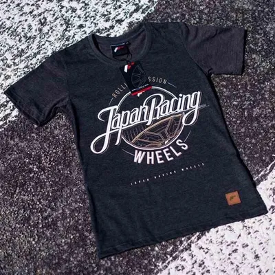 Jr women's t-shirt rolling darkgray size xs