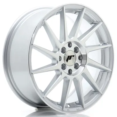 Felgi JAPAN RACING jr22 17x7 et40 4x100/114 silver machined face