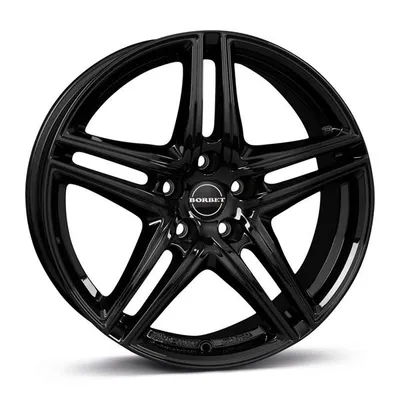 Felgi BORBET xr 5x112 8x18 et30 black glossy