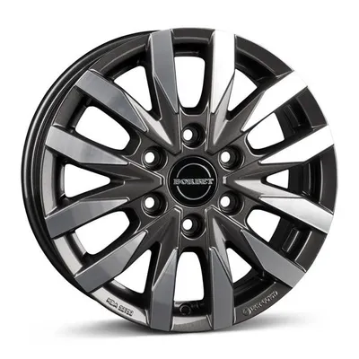 Felgi BORBET cw6 6x130 6.5x16 et62 mistral anthracite glossy polished