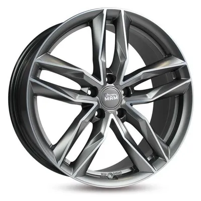 Felgi MAM rs3 5x114.3 8.5x19 et45 matt palladium front polish