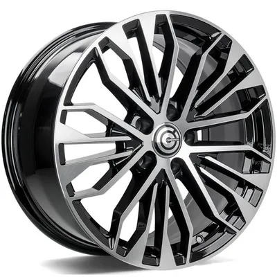 Felgi CARBONADO reptile 5x112 8x18 et35 black front polished