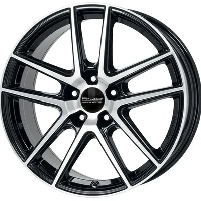 Felgi ANZIO split 5x108 7x18 et47.5 diamond black front polished