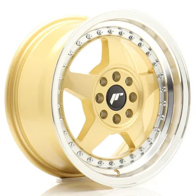 Felgi JAPAN RACING jr6 15x7 et25 4x100/108 gold w/machined lip