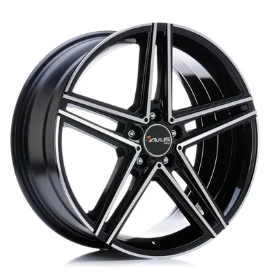 Felgi avus ac-515 5x112 7.5x17 et52.5 black polished