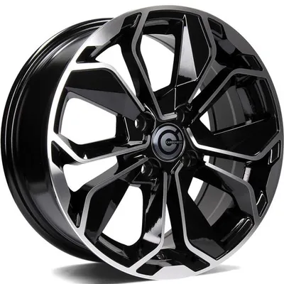 Felgi CARBONADO rewind 4x100 6.5x16 et38 black front polished