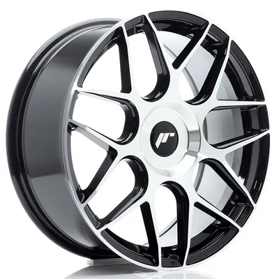 Felgi JAPAN RACING jr18 18x7.5 et20-40 blank black machined face