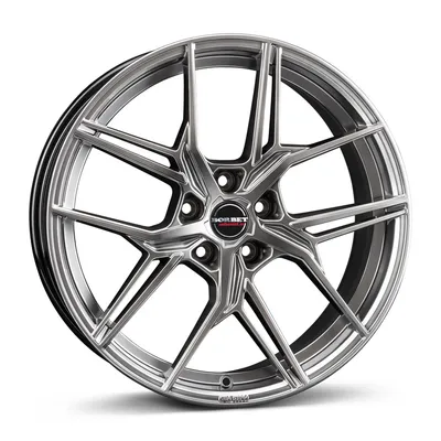 Felgi BORBET qx 5x114.3 8.5x20 et45 hyper black silver