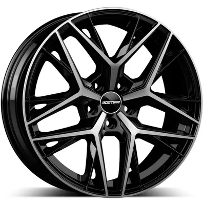 Felgi GMP ITALIA lunica 5x114.3 9.5x20 et45 black diamond