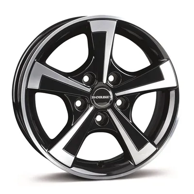 Felgi BORBET cwt 5x112 6x15 et30 black polished glossy