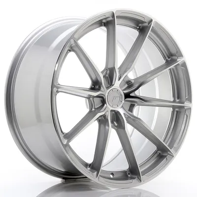 Felgi JAPAN RACING jr37 20x10 et25 5x112 silver machined face