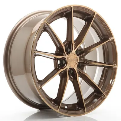 Felgi JAPAN RACING jr37 17x8 et35 5x100 platinum bronze
