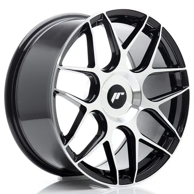 Jr wheels jr18 18x8,5 et35 5x112 black machined