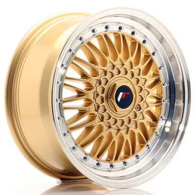 Felgi JAPAN RACING jr9 17x7.5 et35 4x100/114 gold w/machined lip