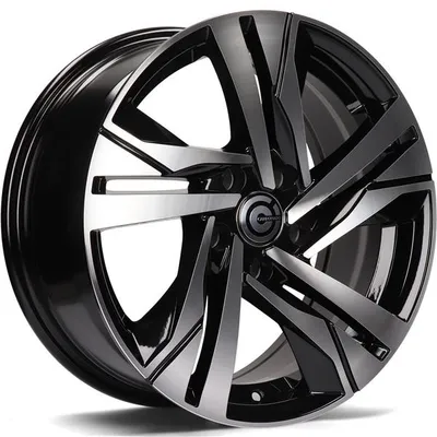 Felgi CARBONADO lens 4x108 7x16 et25 black front polished