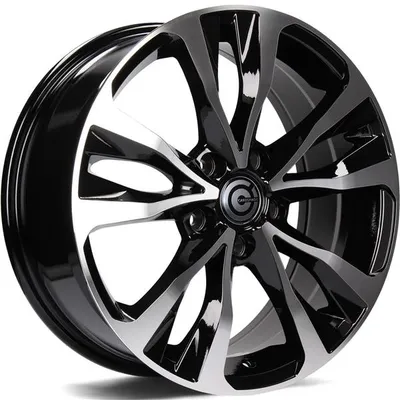 Felgi CARBONADO osaka 5x114.3 6.5x16 et45 black front polished