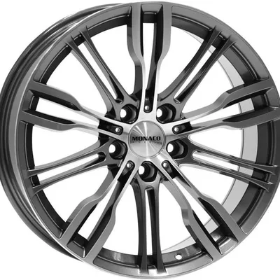 Felgi monaco gp8 5x112 8x19 et45 anthracite polish