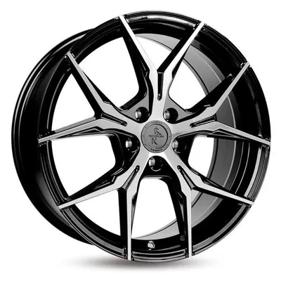 Felgi KESKIN kt19 5x112 8x18 et45 black front polish