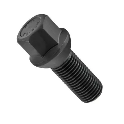 Czarna śruba do felg m14x1.5 28 mm – klucz 17. kula