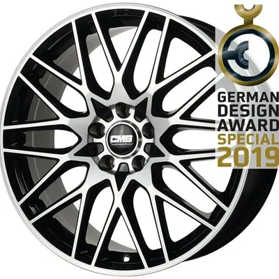Felgi CMS c25 5x108 9x20 et48 diamond black gloss