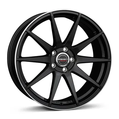 Felgi BORBET gtx 5x112 10x20 et40 black rim polished matt