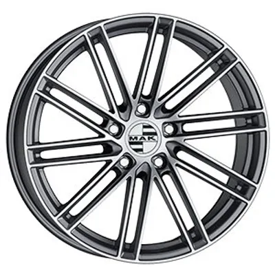 Felgi MAK leipzig 5x112 9.5x22 et26 gun met-mirror face
