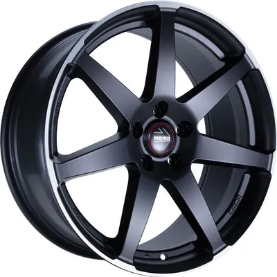 Felgi MOMO seven 5x112 8x18 et42 black matt polish