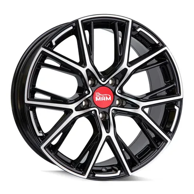 Felgi MAM b4 5x120 8.5x19 et50 black front polish