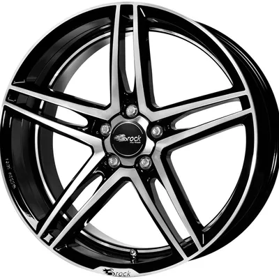 Felgi BROCK b33 5x114.3 8.5x19 et45 glossy black polished