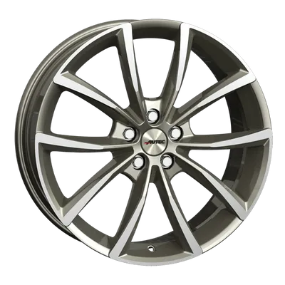 Felgi AUTEC astana 5x112 8x19 et45 titanium silver polished
