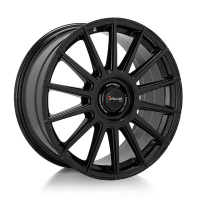 Felgi avus ac-m09 5x112/120 8.5x19 et35 black cap rosso