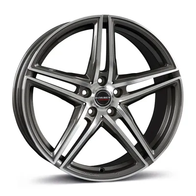 Felgi BORBET xrt 5x114.3 8x18 et45 graphite polished