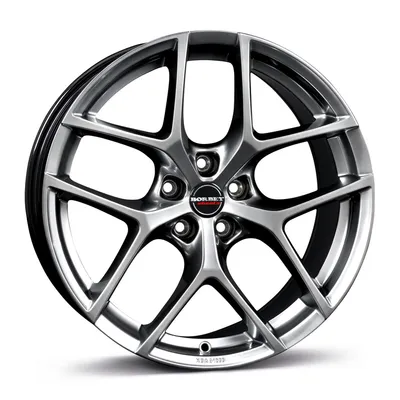 Felgi BORBET y 5x112 8x19 et37 hyper silver