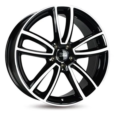 Felgi MAM a7 5x114.3 8.5x20 et40 black front polish