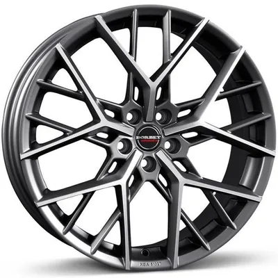 Felgi BORBET by 5x112 11x23 et17 titan polished matt