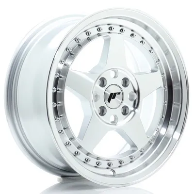 Felgi JAPAN RACING jr6 16x7 et35 4x100 silver machined face